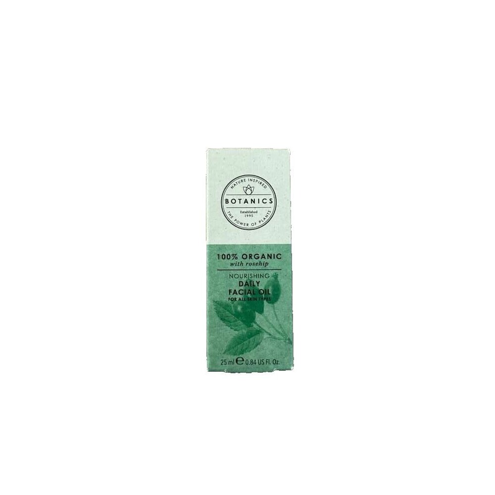 New Botanics Organic with rosehip daily facial oil